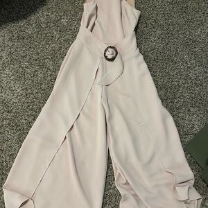 Joie Light Pink Jumpsuit with Ring Detail
